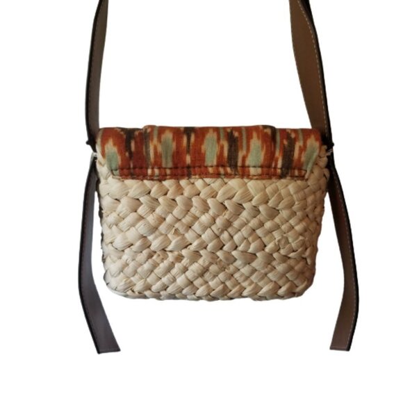 SAM EDELMAN STRAW New CROSSBODY Shoulder Bag Clutch Purse - Picture 7 of 13